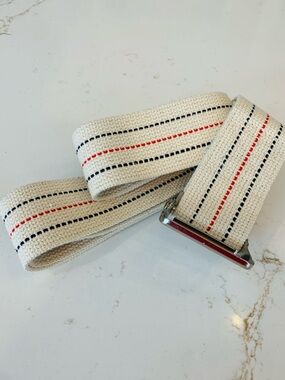 Sammons Preston Transfer Belt 54"  Unworn, Red/White/Blue.